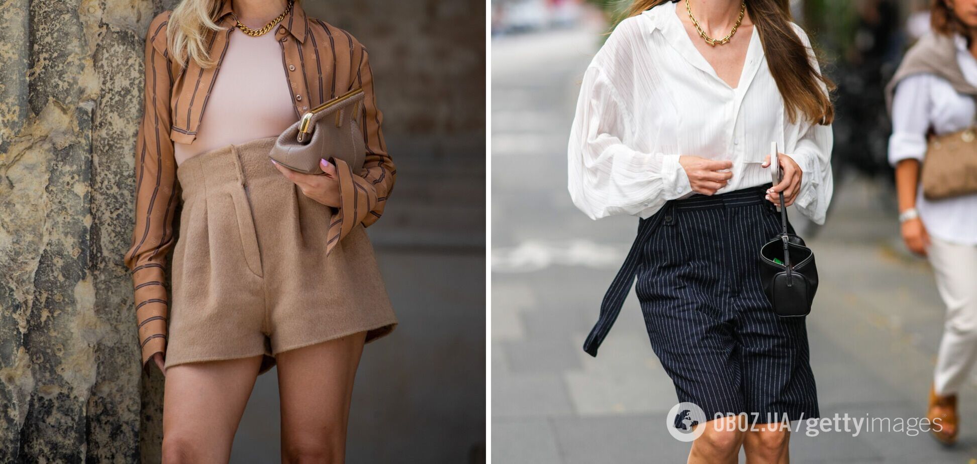 З чим носити шорти влітку, щоб виглядати стильно: п'ять ідей, які варто повторити. Фото