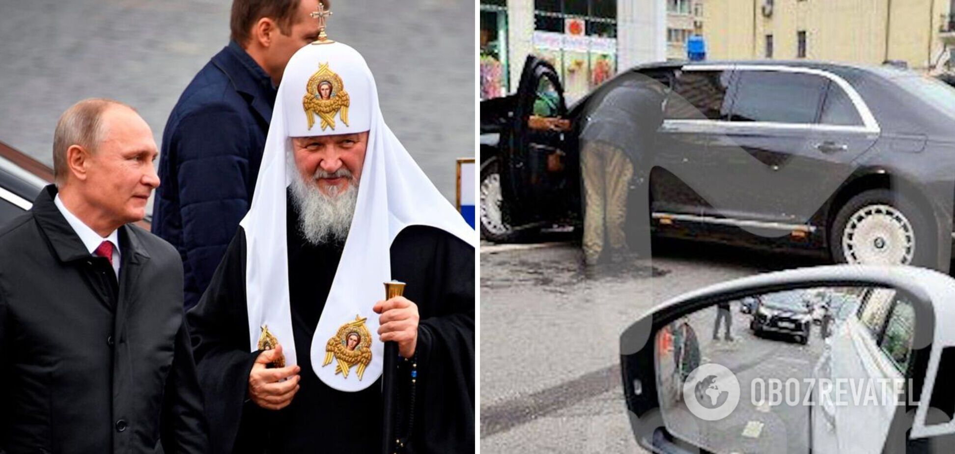 У Росії заявили, що машина патріарха Кирила потрапила в ДТП: у РПЦ заперечують. Відео моменту аварії