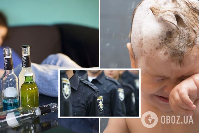 На Запоріжжі п'яна мати побила однорічного сина за капризи під час купання