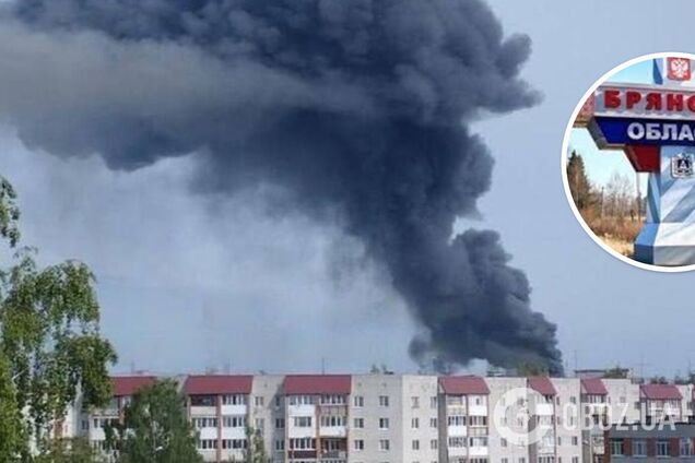 У Брянській області нова 'бавовна', піднявся стовп чорного диму: в регіоні оголосили збір силовиків. Фото