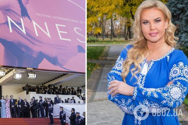 'Развод отменен?' Камалия с супругом появилась на Каннском кинофестивале в патриотическом наряде. Фото