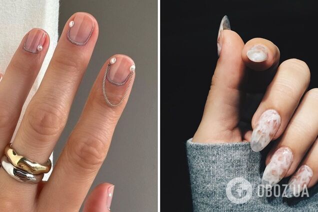 Кружева, дым и жемчуг: лучшие идеи маникюра на выпускной, который смотрится дорого и изысканно. Фото