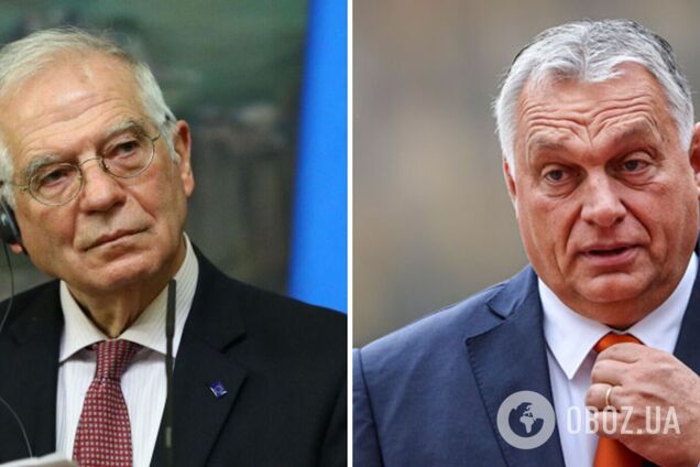 'Ми не згодні, в України все йде добре': Боррель слідом за Столтенбергом поставив на місце Орбана