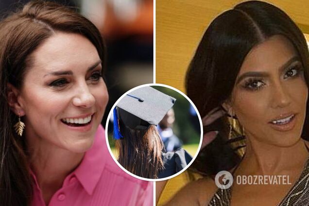 Кейт Миддлтон, Кортни Кардашьян и другие: как выглядели знаменитости на выпускных. Фото тогда и сейчас