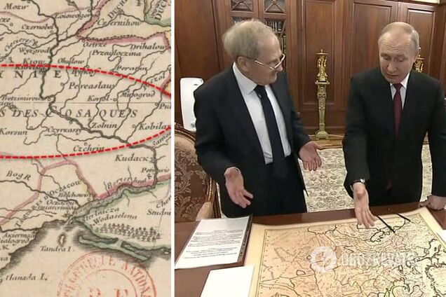 Крым принадлежал татарам, а Санкт-Петербург – Швеции: как Путин эпично оконфузился с картой, на которой 'не увидел' Украины
