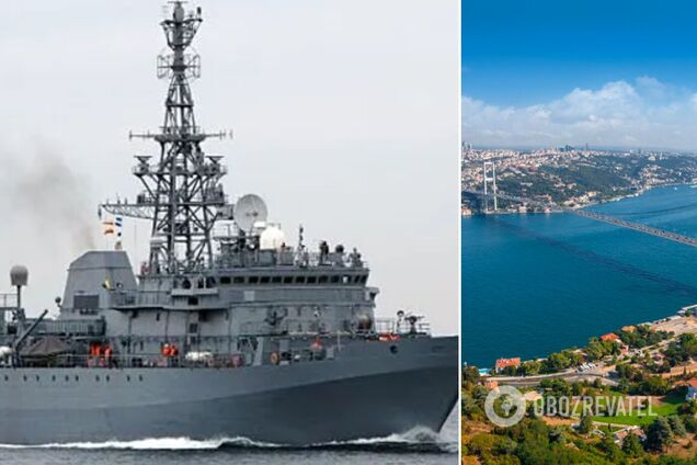 В России заявили об атаке на свой разведкорабль 'Иван Хурс' в Черном море: подробности