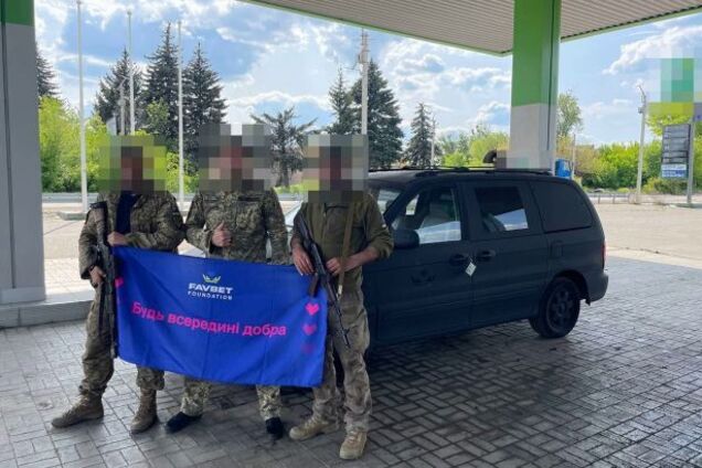 Захисники Бахмута отримали ще одне авто за сприяння Favbet Foundation