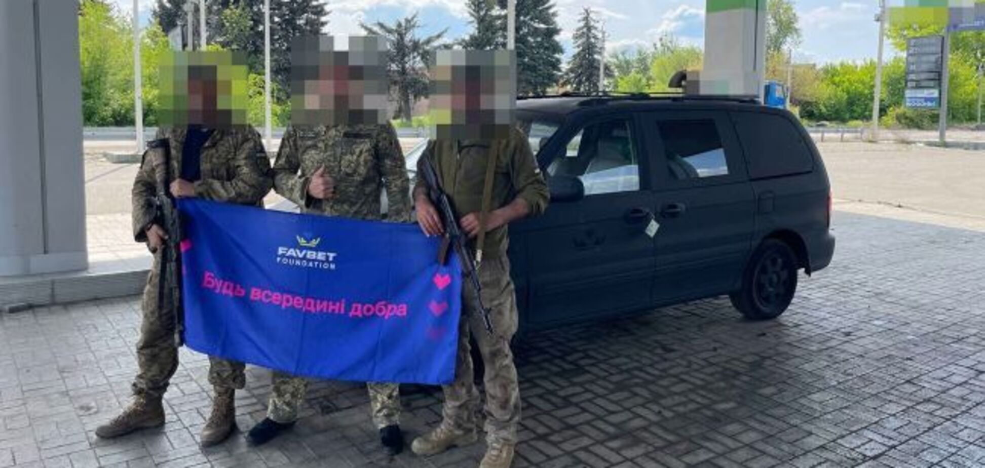 Захисники Бахмута отримали ще одне авто за сприяння Favbet Foundation