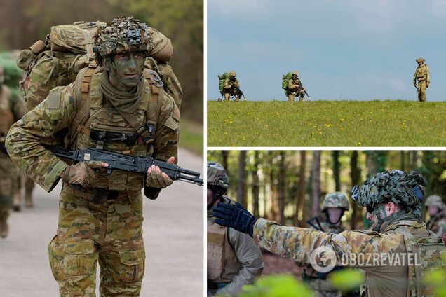 Учатся самоотверженно: в Генштабе показали, как австралийские инструкторы тренируют бойцов ВСУ. Фото