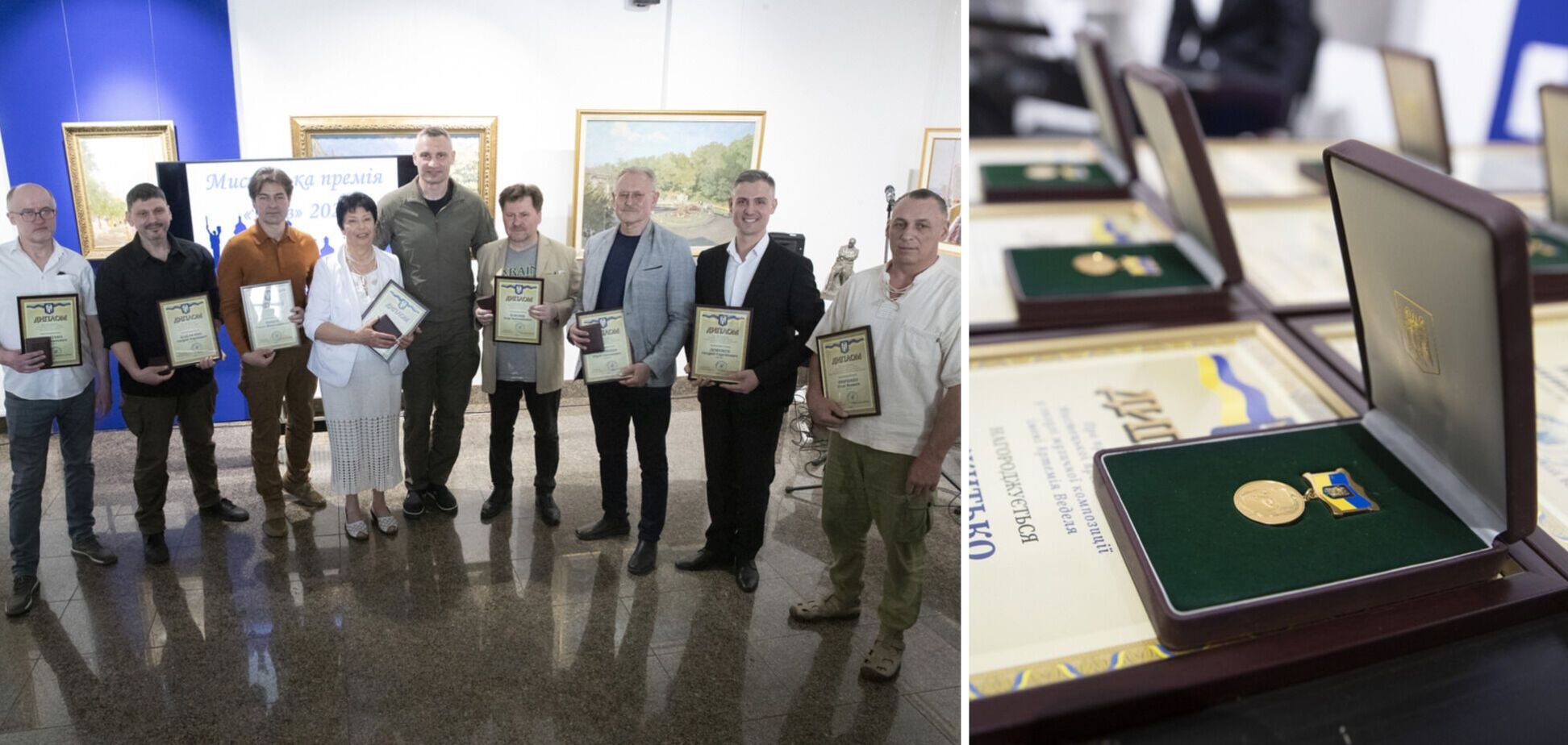 Кличко вручил выдающимся художникам столицы престижную Художественную премию 'Киев'. Фото