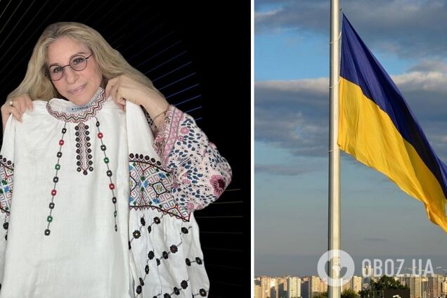 Барбра Стрейзанд похизувалася вишиванкою з візерунками, притаманними Тернопільщині, та розповіла про рідних-українців