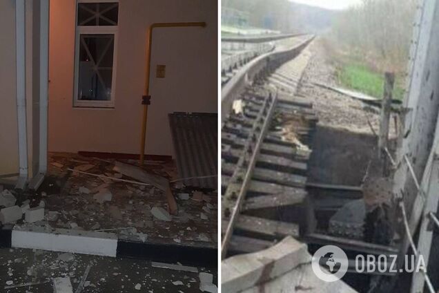 В Белгородской области дрон атаковал здание 'Газпрома', в Москве – диверсия на железной дороге. Фото