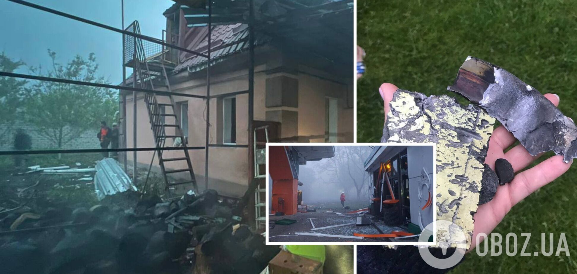 'Надважка ніч': окупанти потужно атакували Дніпро, пошкоджено будинки, заправку й підприємства. Фото 