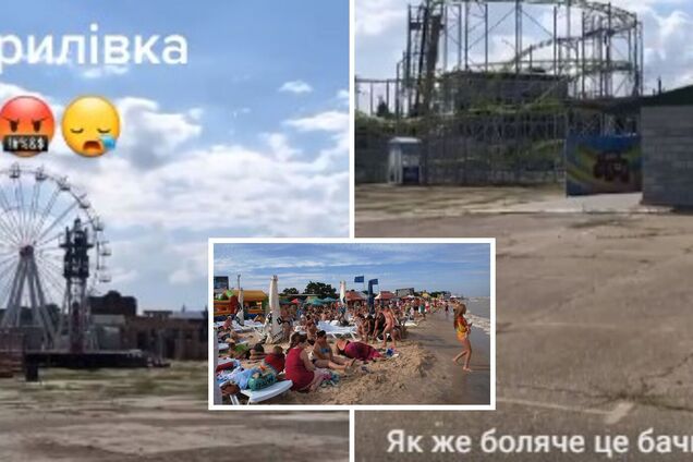 'Окупанти – гірші за чуму': в мережі показали, який вигляд зараз має Кирилівка, де раніше в цей час було безліч туристів. Відео