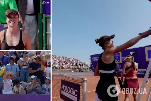 Свитолина отказалась пожимать руку россиянке после победы в финале турнира во Франции. Видео