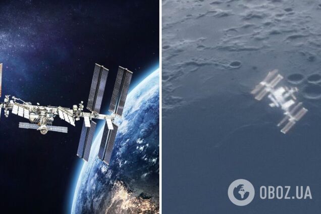 Опубліковано супердетальне фото транзиту МКС на фоні Місяця: кадр вражає