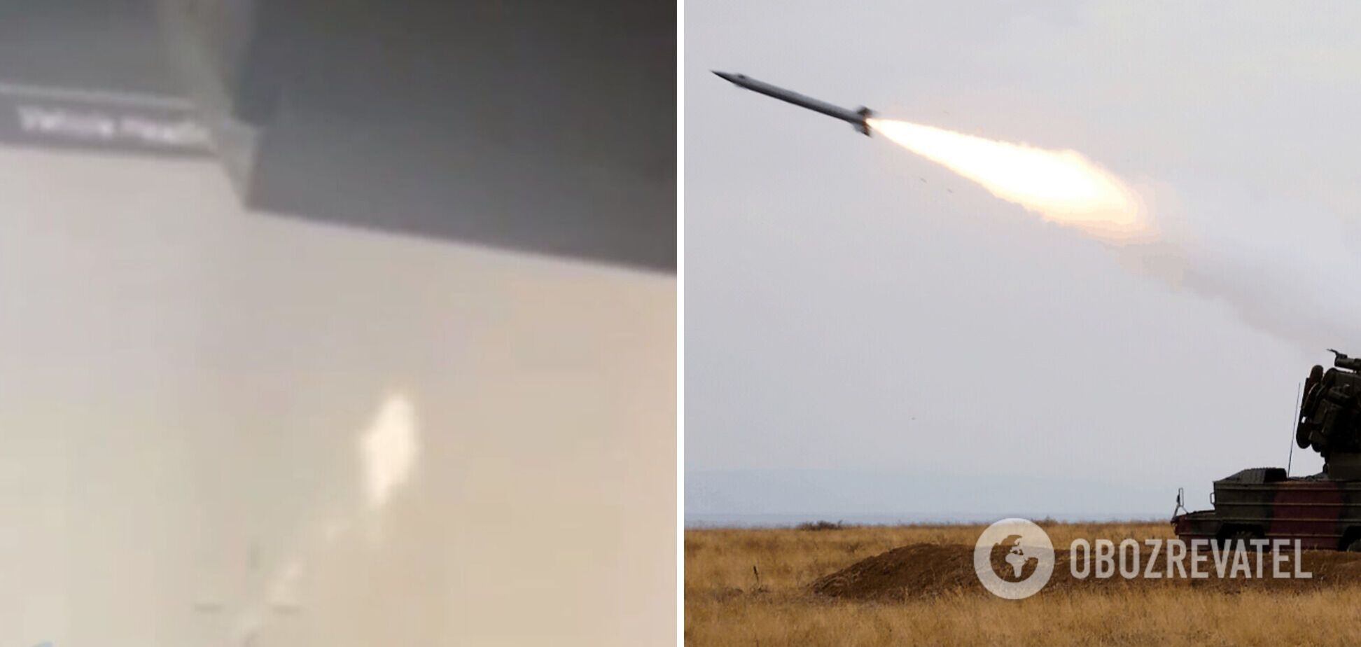 Працює українська ППО: з'явилися кадри знищення повітряної цілі РФ