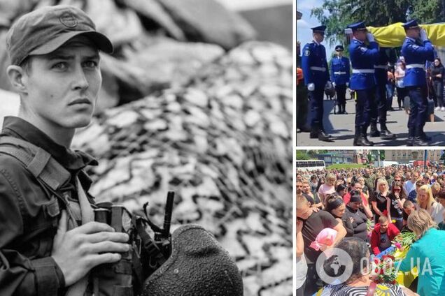 На Черкащині попрощалися з нацгвардійцем Вадимом Бондаренком, якого збив на смерть суддівський 'Лексус'. Фото і відео