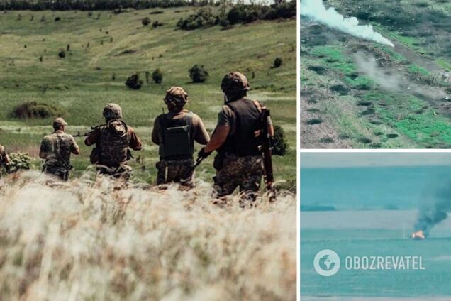 'Айдар' занял позицию РФ под оккупированной Клещеевкой и уничтожил танк врага