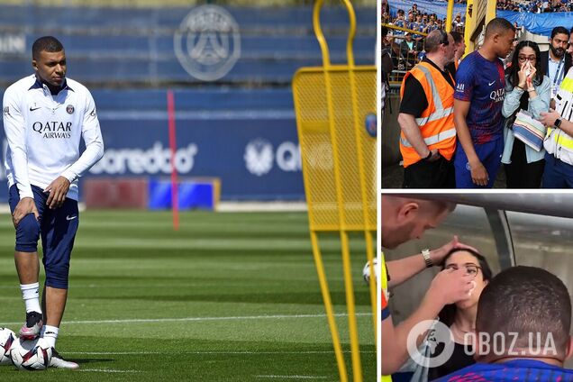 Мбаппе разбил в кровь лицо болельщице перед игрой чемпионата Франции. Видео