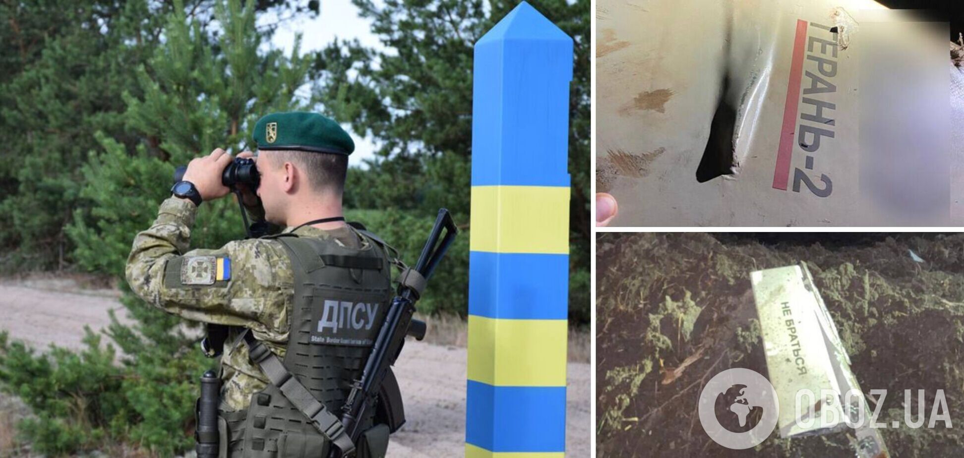 Украинские пограничники сбили из стрелкового оружия вражеский беспилотник на Черниговщине. Фото и видео