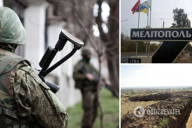 Роют траншеи и прячут технику: оккупанты под Мелитополем 'суетятся' перед контрнаступлением ВСУ. Карта