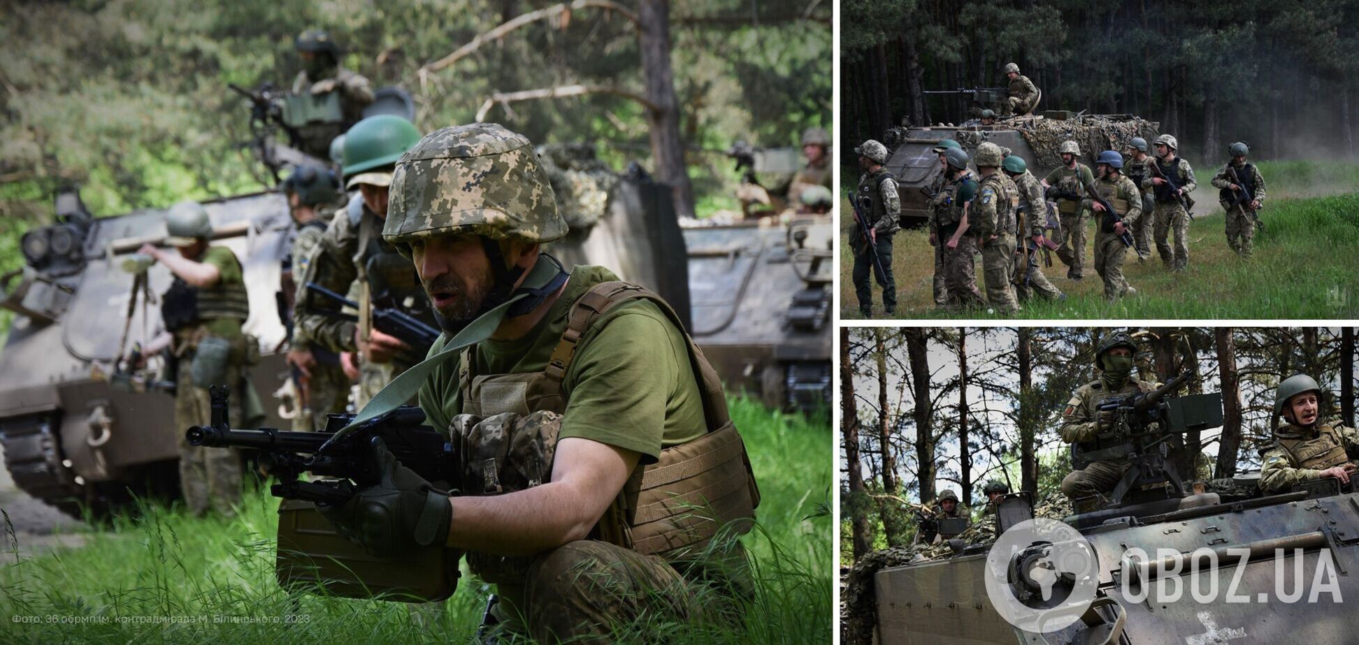 'Идем вперед': морпехи 36-й бригады ВСУ показали подготовку к контрнаступлению на американских БТР M113. Фото