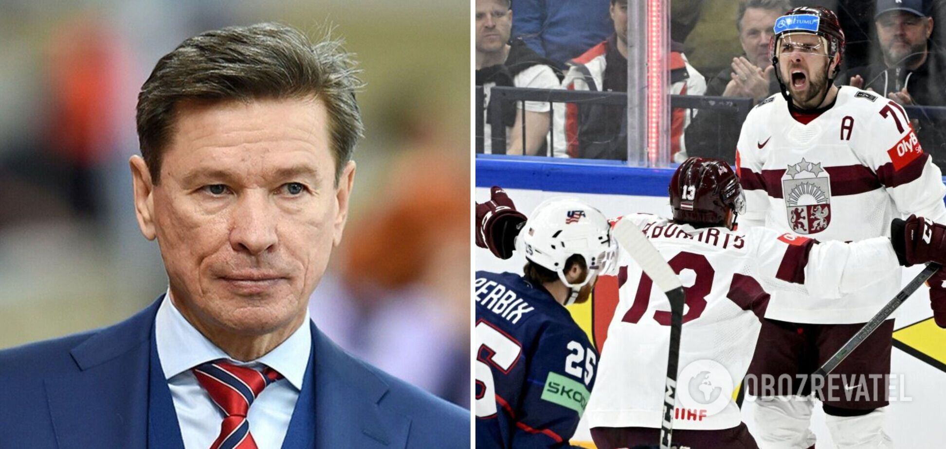 Чемпіон ОІ з РФ назвав заслугою Росії історичний результат Латвії на ЧС-2023 з хокею