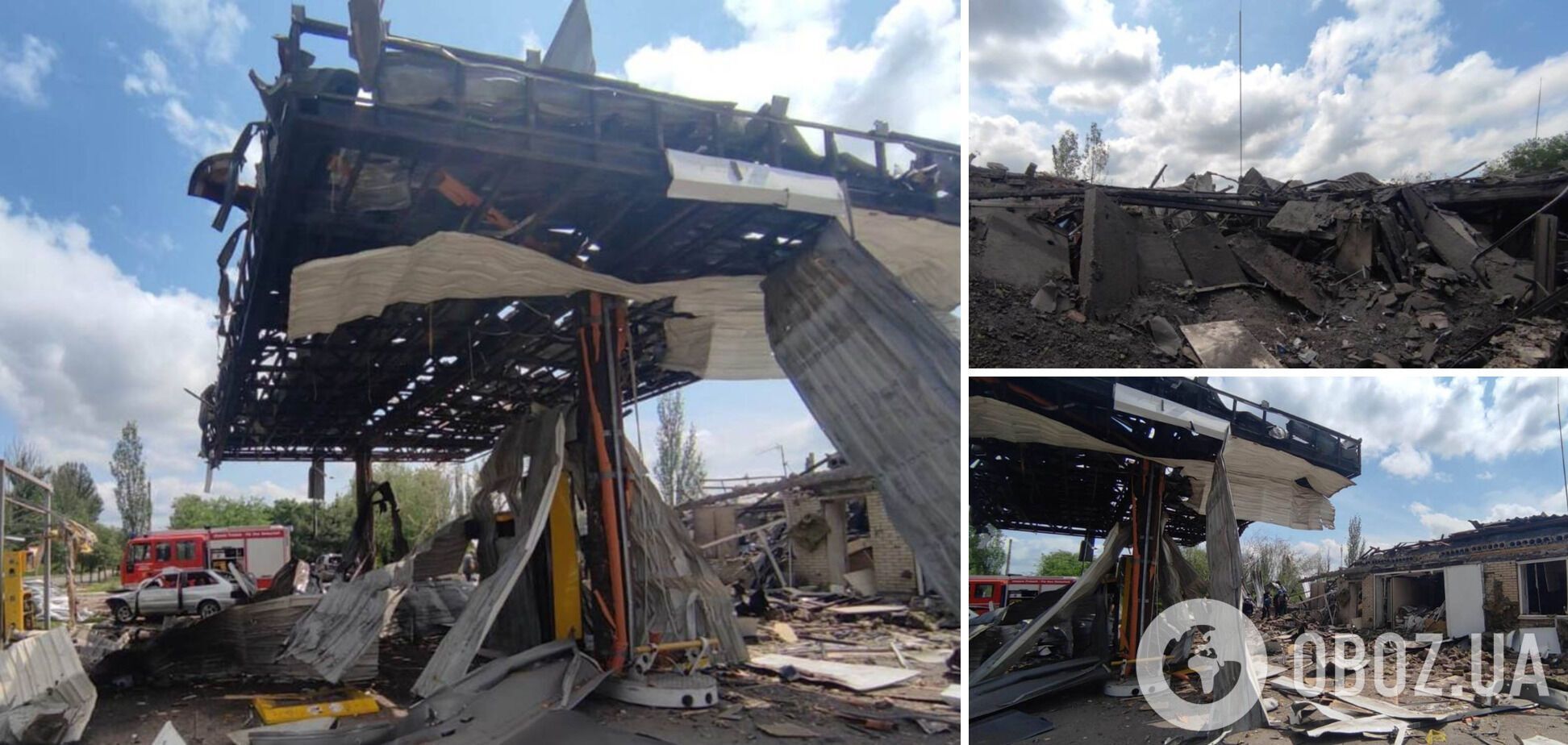 Окупанти скинули авіабомби на Торецьк, поцілили в АЗС і адмінбудівлю: є загиблий