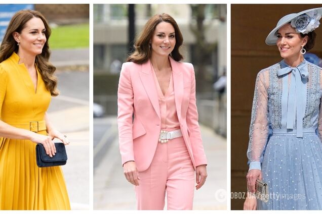 Минус 10 лет: 5 любимых оттенков Кейт Миддлтон, которые делают ее моложе. Фото образов