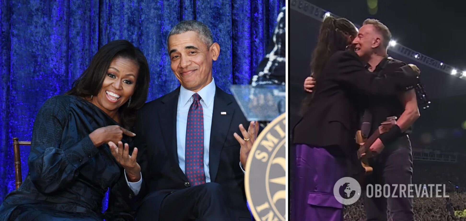 'Яка у мене крута дружина': Мішель Обама запалила на концерті відомого музиканта, а експрезидент США не стримав емоцій