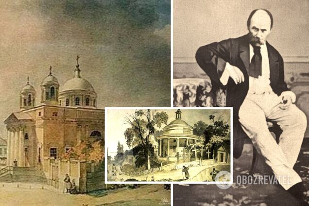 До нас дошли картинки кобзаря с видами Киева