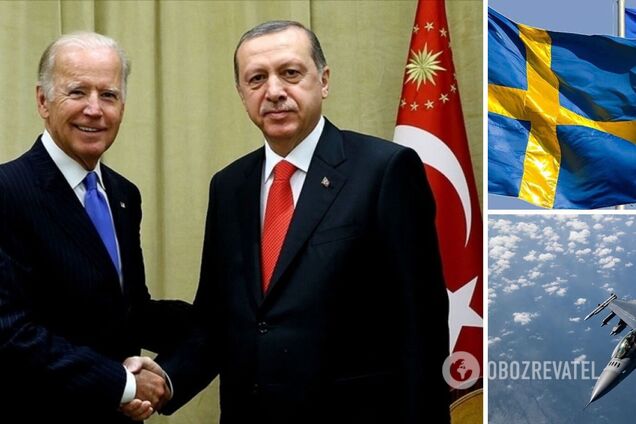 Вступ Швеції до НАТО в обмін на F-16: Байден обговорив з Ердоганом найближче майбутнє