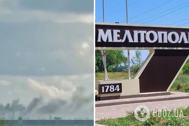 Взрывы в Мелитополе: в воздух взлетела военная база оккупантов. Фото