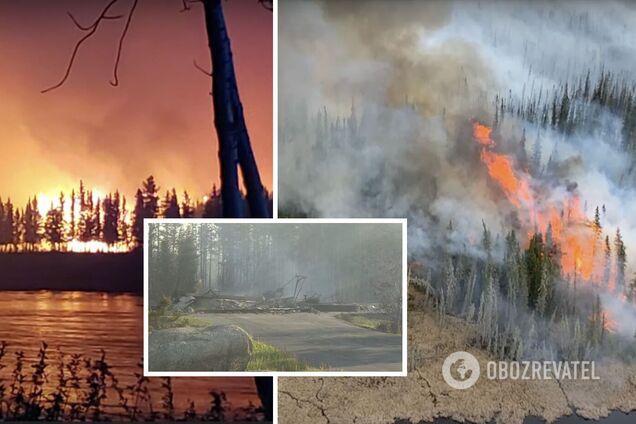 У Канаді вирують лісові пожежі: евакуюють тисячі людей. Фото і відео 