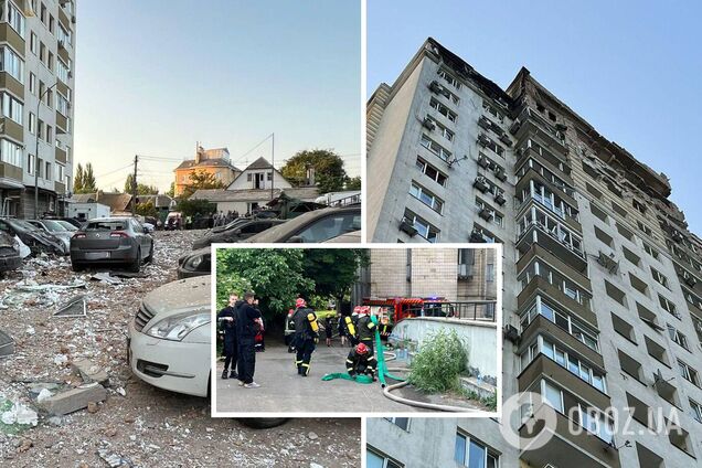 Последствия падения обломков дрона