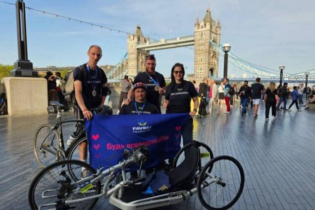 Favbet Foundation допоміг українській команді взяти участь у велопробізі в Лондоні
