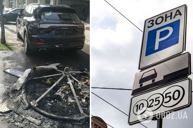 Машину припарковали из нарушения ПДД