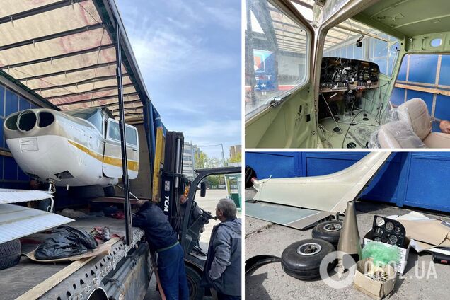 Літак розібрали і намагались ввезти у вигляді запчастин