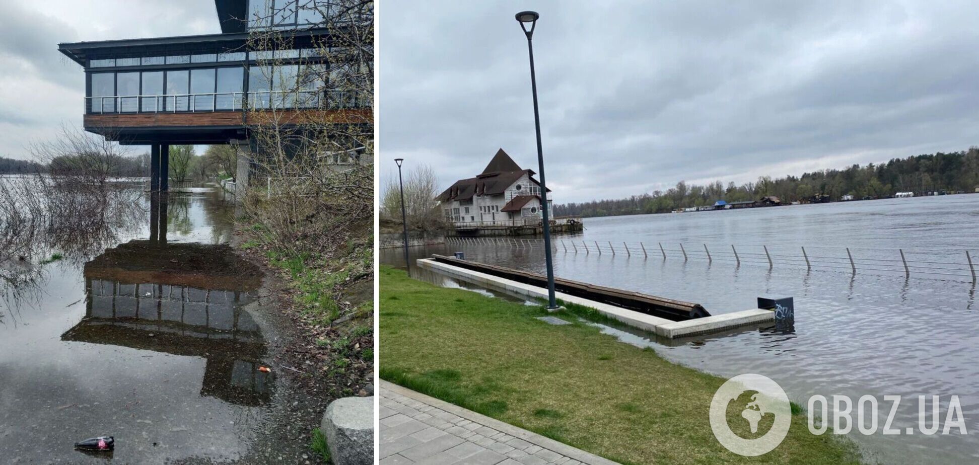 В Киеве зафиксировали подъем воды в Днепре