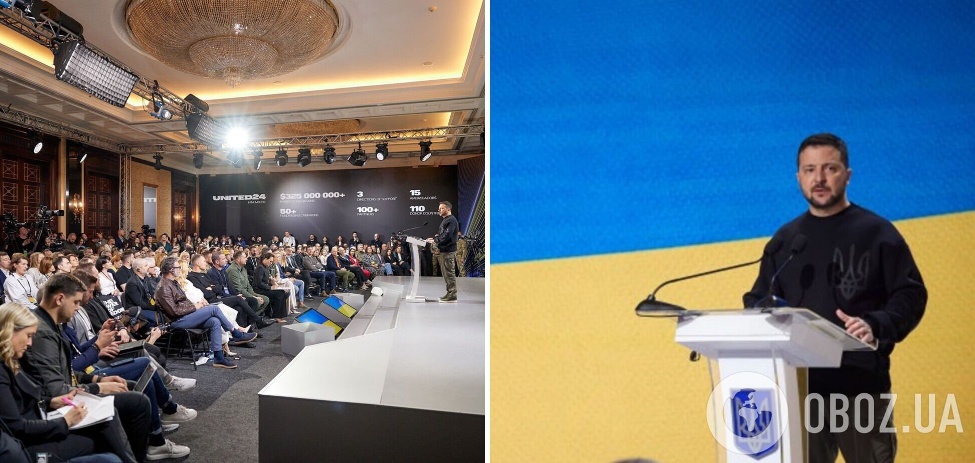 'Український День Перемоги обов'язково настане': Зеленський відзначив внесок UNITED24 у боротьбу з окупантами. Відео