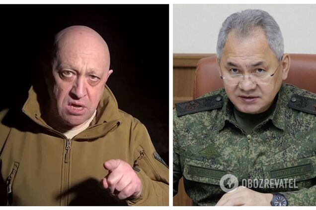 Євген Пригожин та Сергій Шойгу