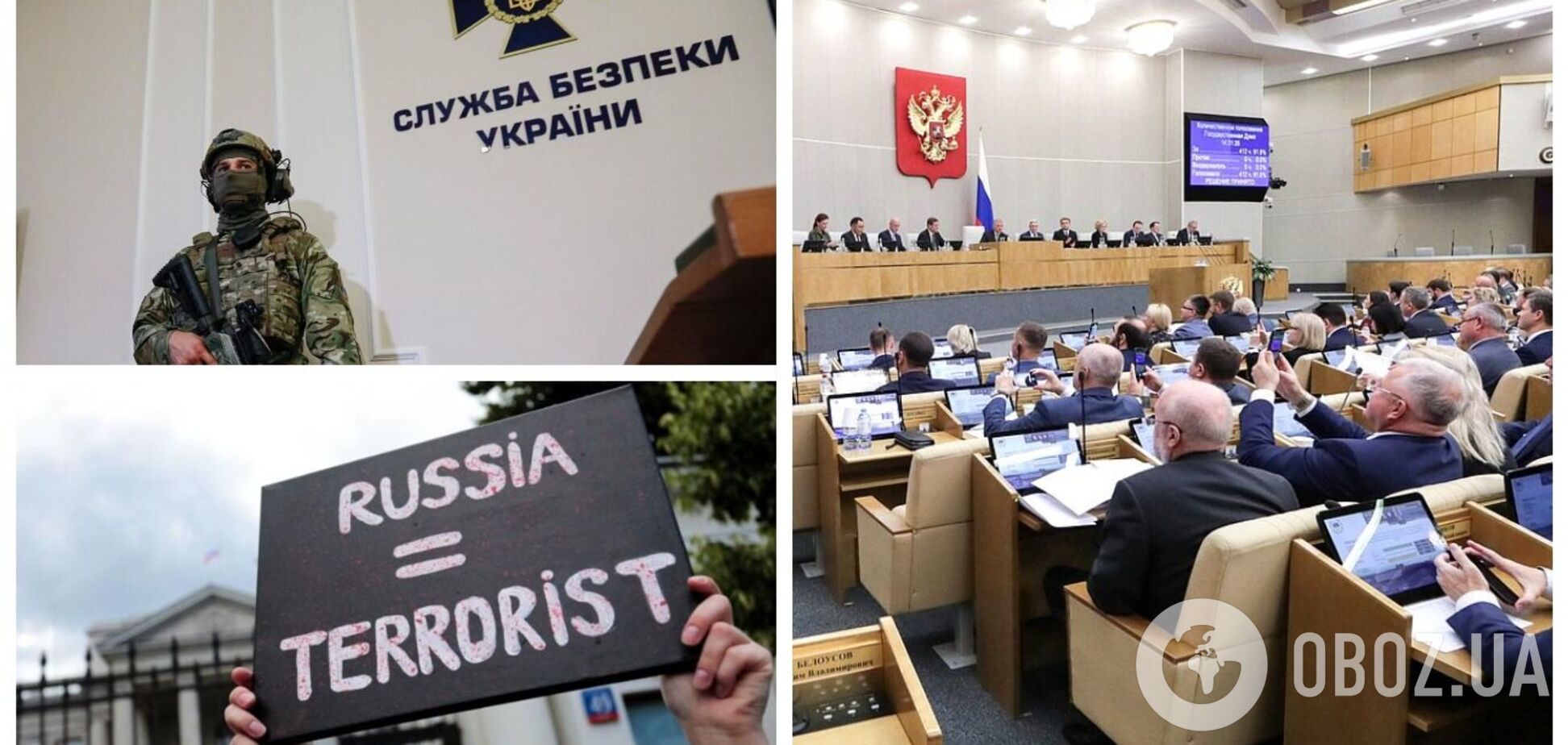 СБУ повідомила про підозру російським сенаторам, які голосували за 'приєднання' до РФ окупованих регіонів України