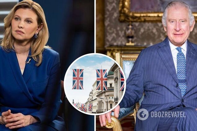 У Букінгемському палаці виявили особливу пошану до Олени Зеленської у день коронації Чарльза ІІІ. Фото