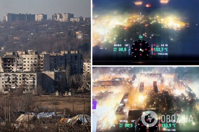 У Бахмуті 'вагнерівці' обстріляли позиції ЗСУ запалювальними боєприпасами. Відео