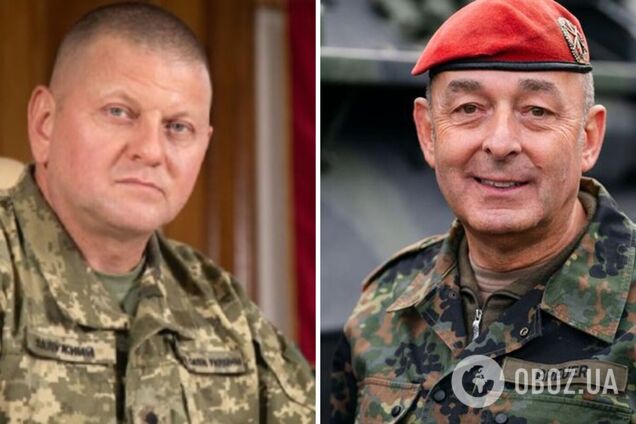 Залужний обговорив контрнаступ із головним інспектором Бундесверу: на чому акцентували