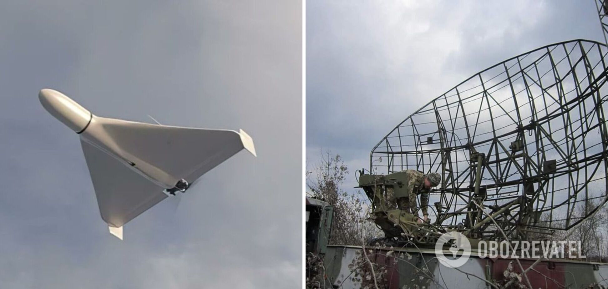 У небі над Дніпропетровщиною українські сили збили ворожий безпілотник: фото з місця