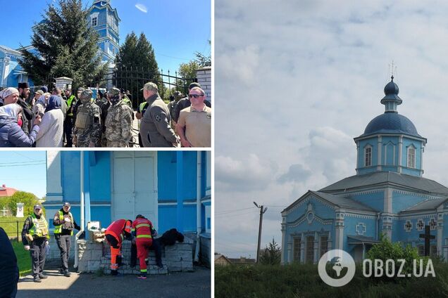 Представители Московского патриархата пытались помешать переходу храма в Боярке в ПЦУ. Фото и видео