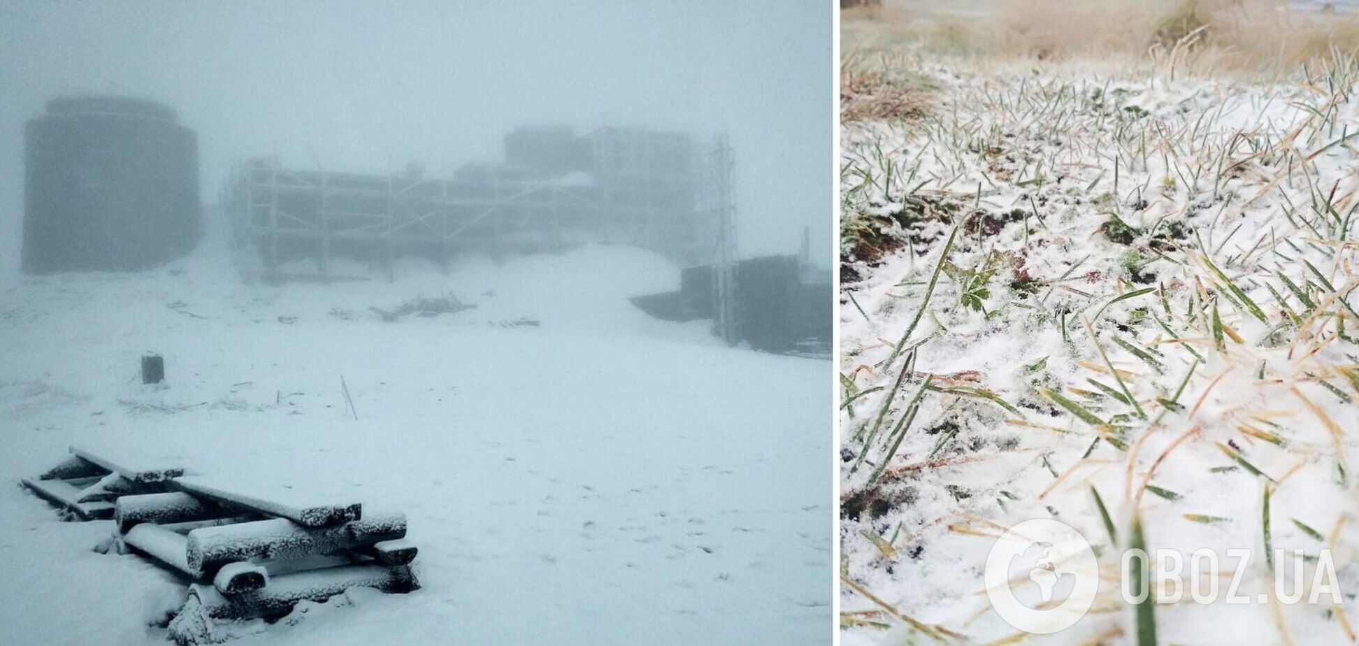 В украинских Карпатах в мае выпало 5 см снега, держится мороз: в сети показали фото