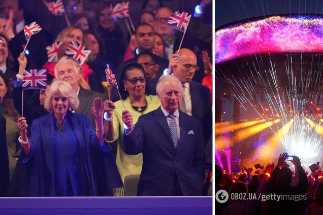 Без корони, але з прапорцями: монархи запалювали на концерті після коронації, де виступила Кеті Перрі та інші зірки. Фото